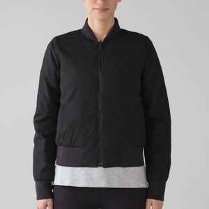 Lululemon / Reversible Non-Stop Bomber Jacket / size 6